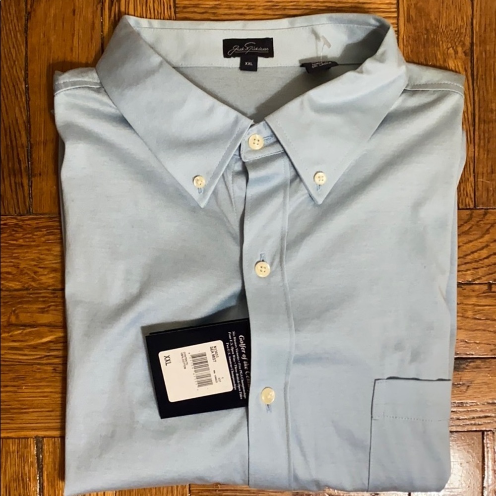 NWT Jack Nicklaus men’s golf sea mist shirt